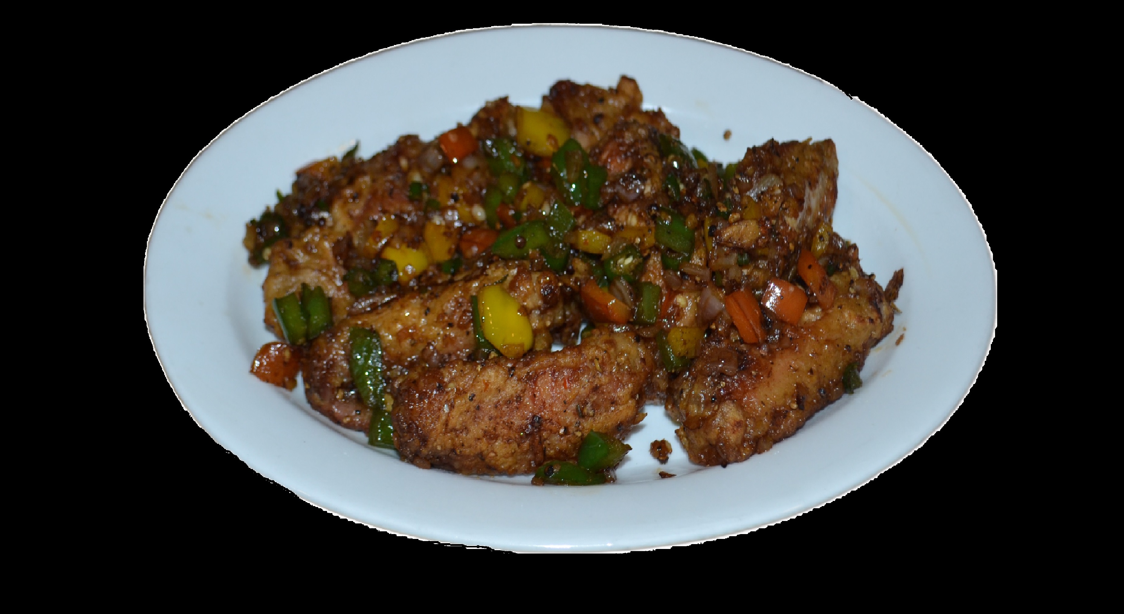 Crispy Salt Pepper Chicken Wings (8 Pieces)
